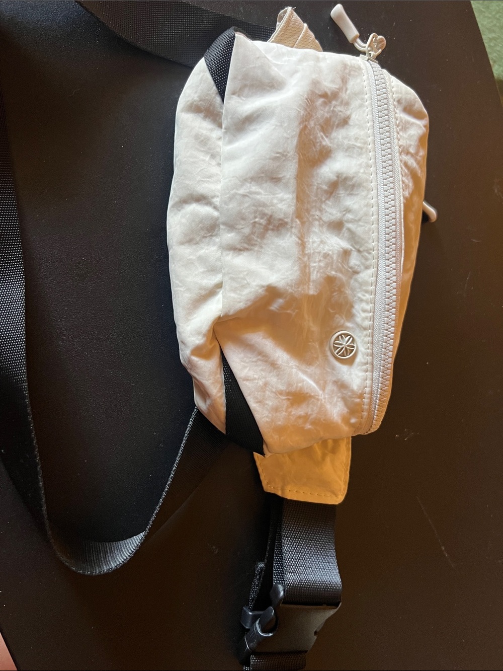 Gaiam unisex White Crossbody Bag waist bag